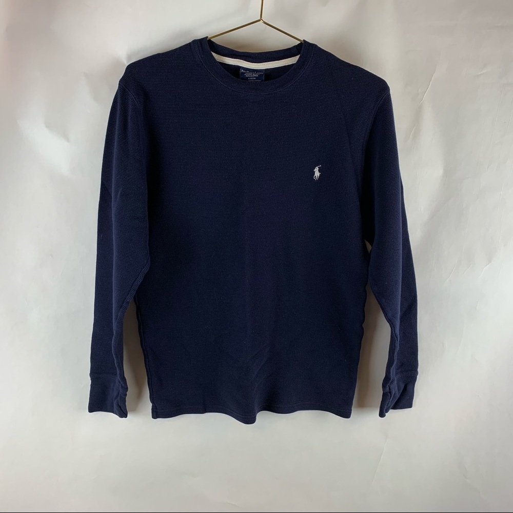 Polo Ralph Lauren Size S Blue Thermal Shirt
